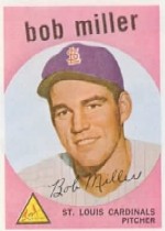 1959 Topps Baseball Cards      379     Bob Miller
